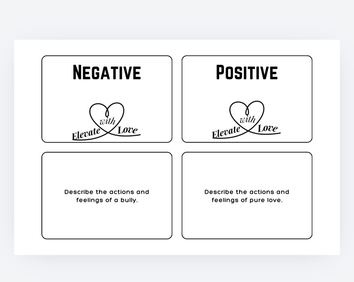 Negative & Positive Playing Cards