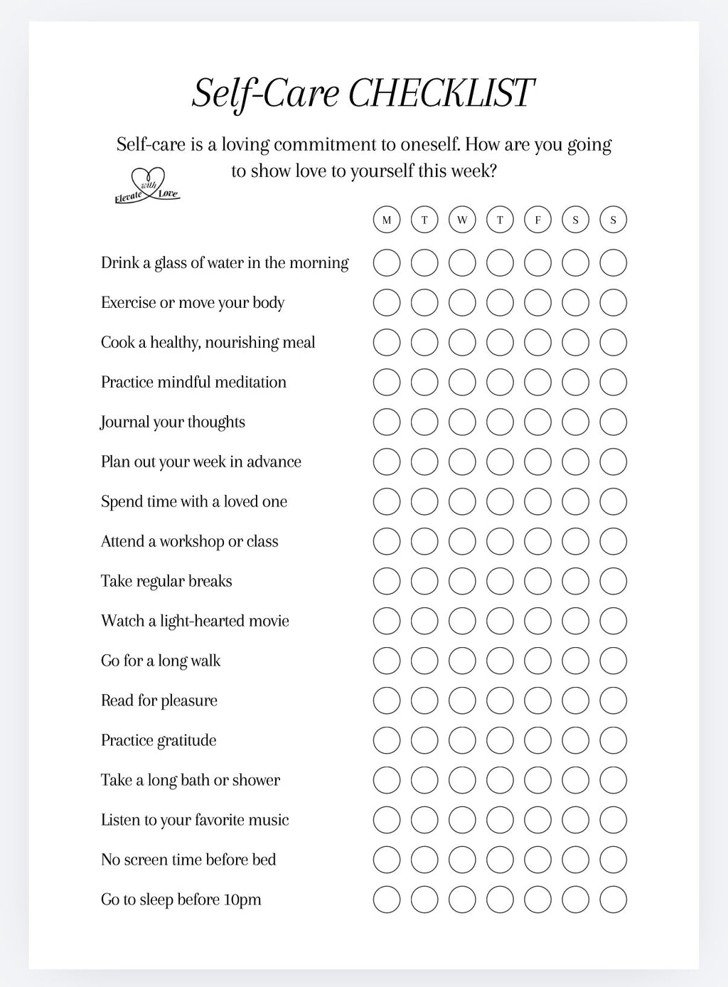 Inner Work Planner