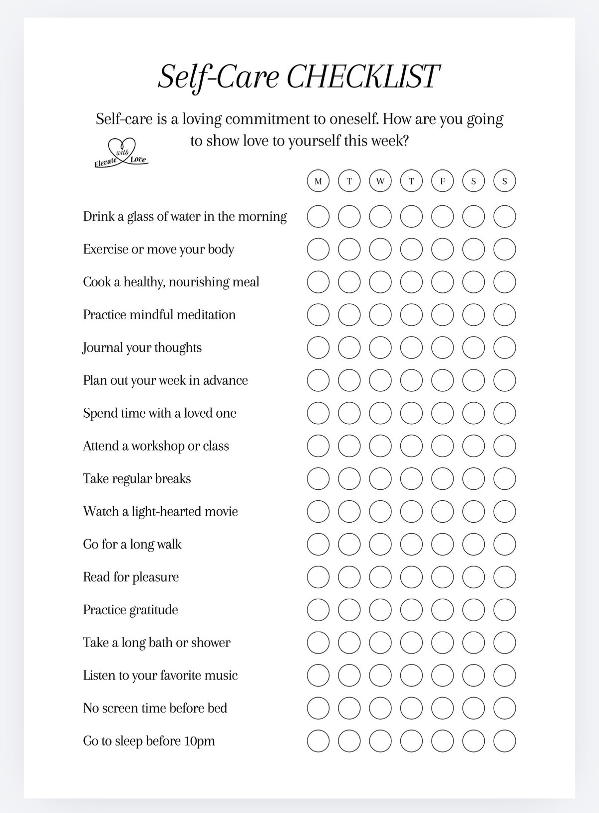 Inner Work Planner