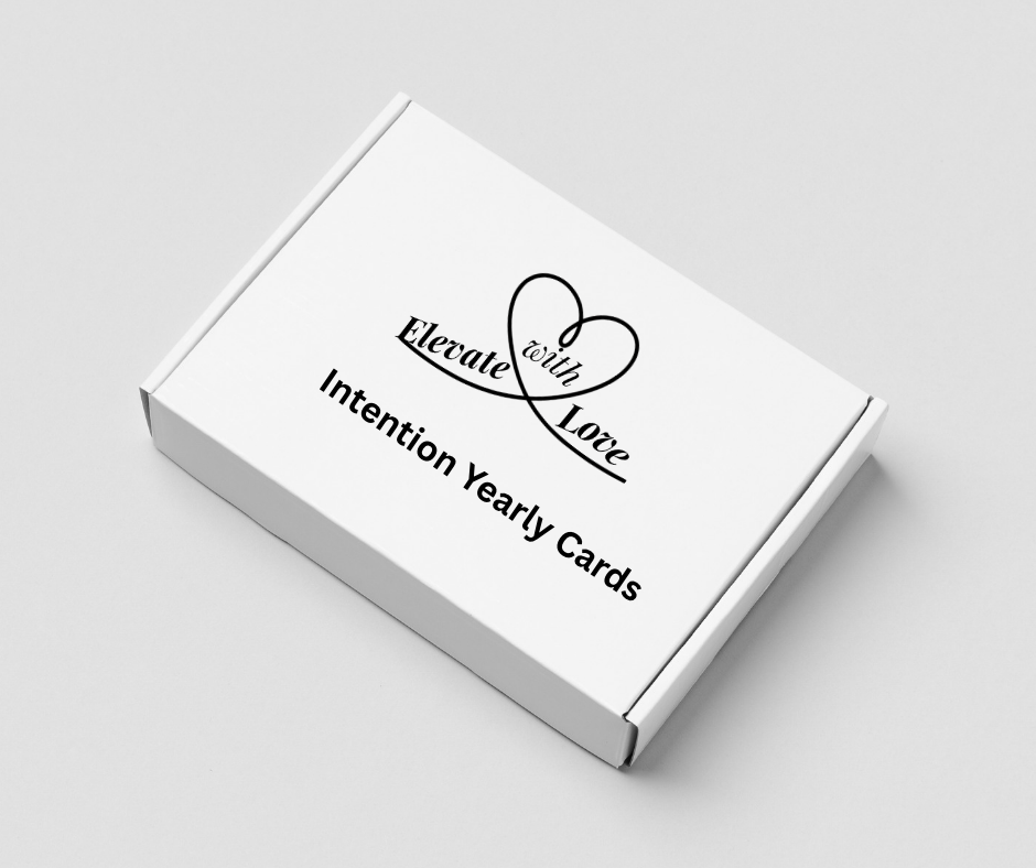 Digital Download Version-Intention Yearly Cards and Daily Intention Guidance Book