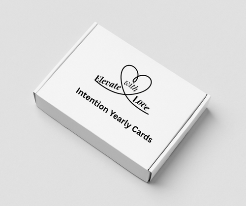 Digital Download Version-Intention Yearly Cards and Daily Intention Guidance Book